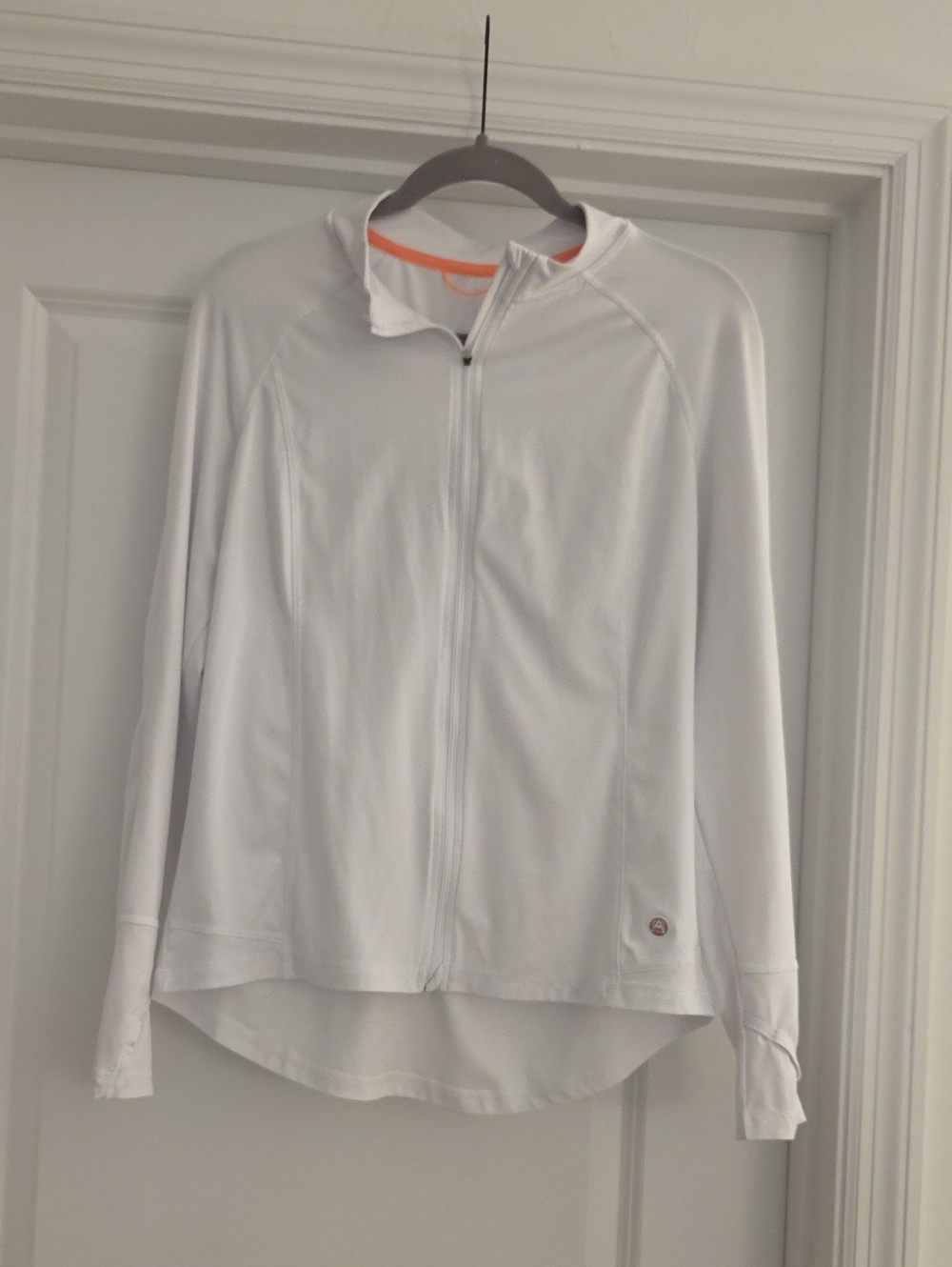 Avalanche White SPF Zip-Up Hoodie